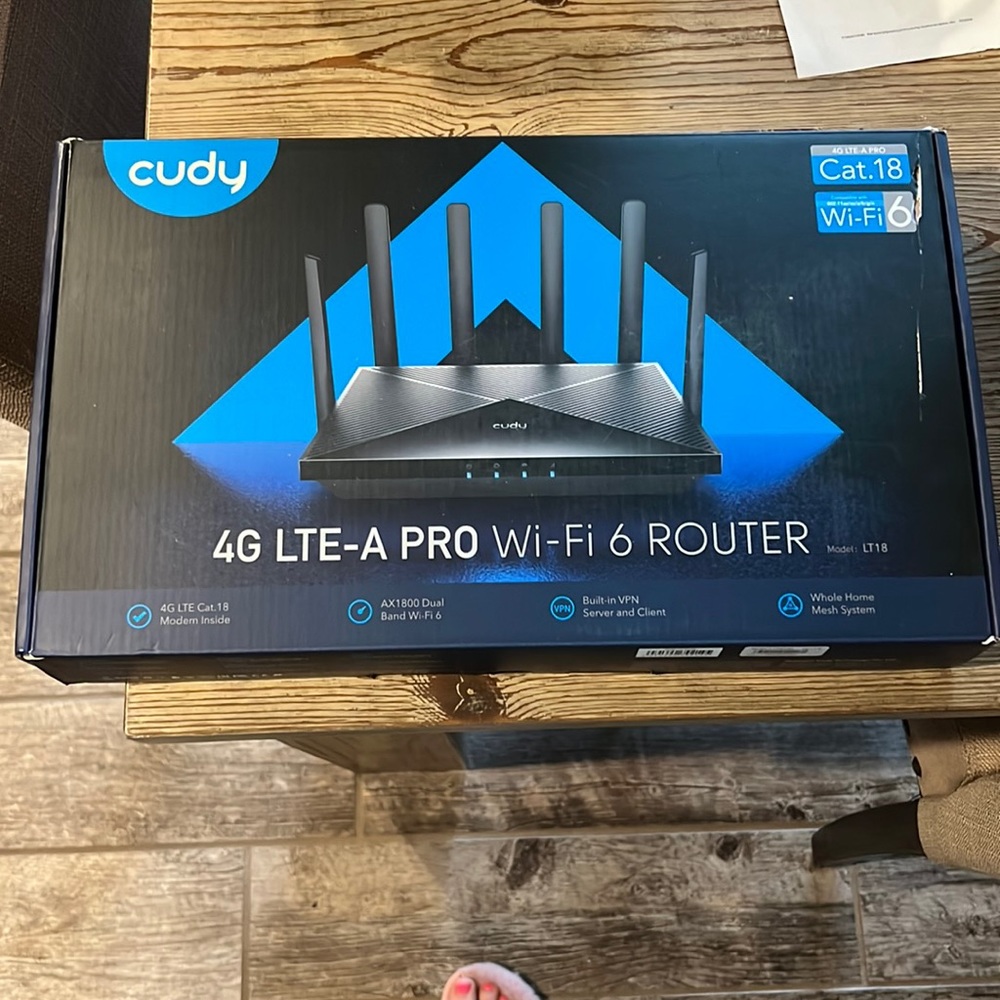4G LTE-A PRO Wi-Fi 6 ROUTER
